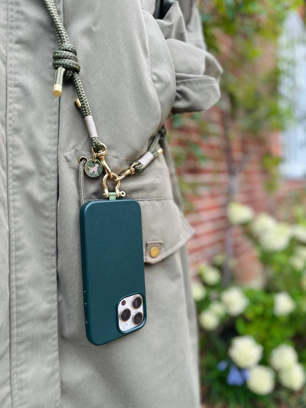 Phone cord, tether and shackle