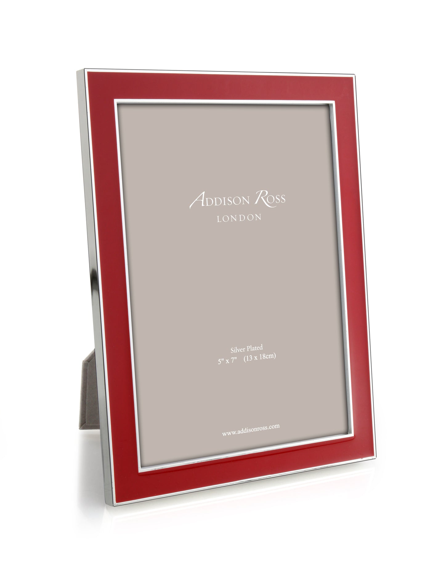 Silver with coloured enamel photo frame