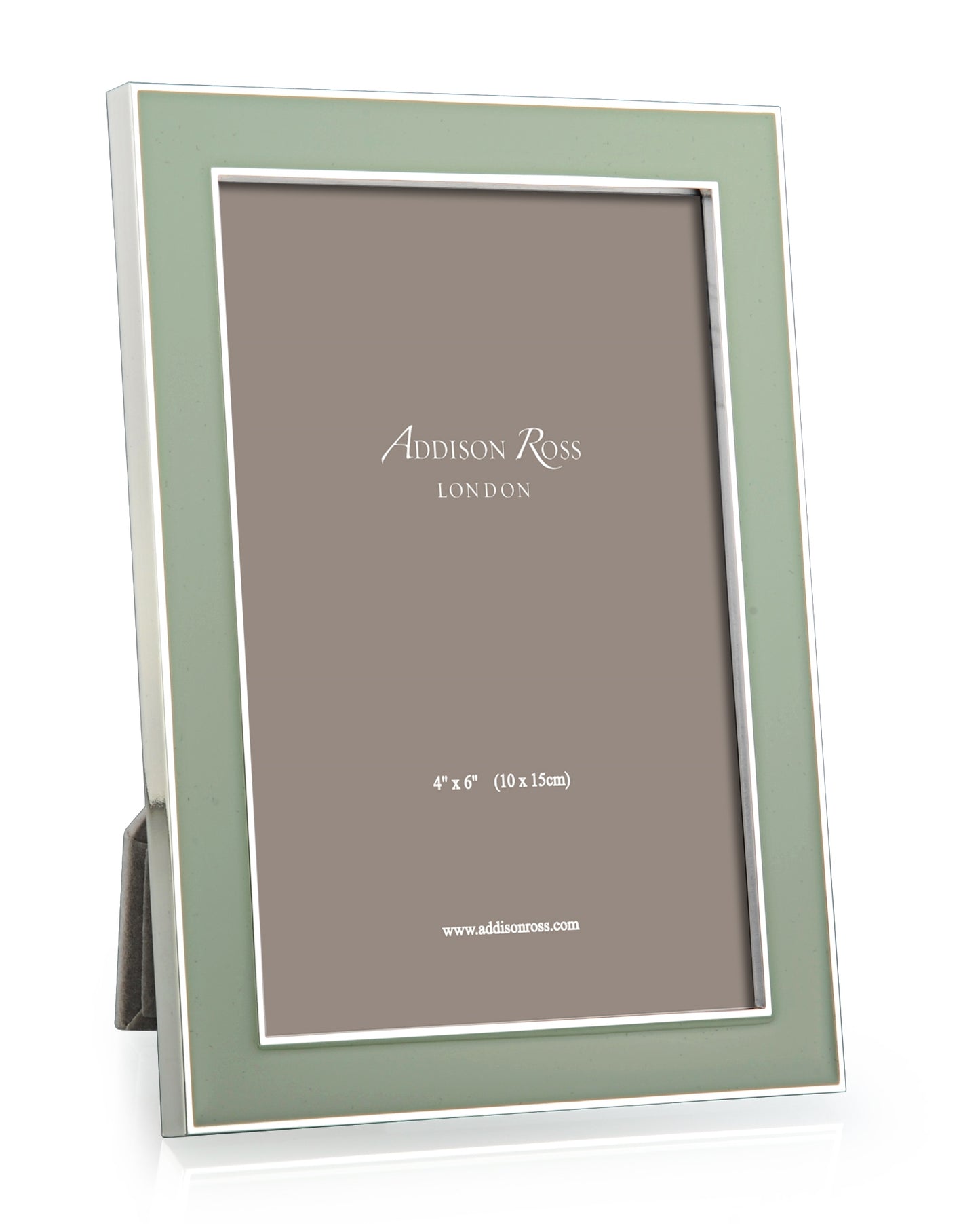 Silver with coloured enamel photo frame