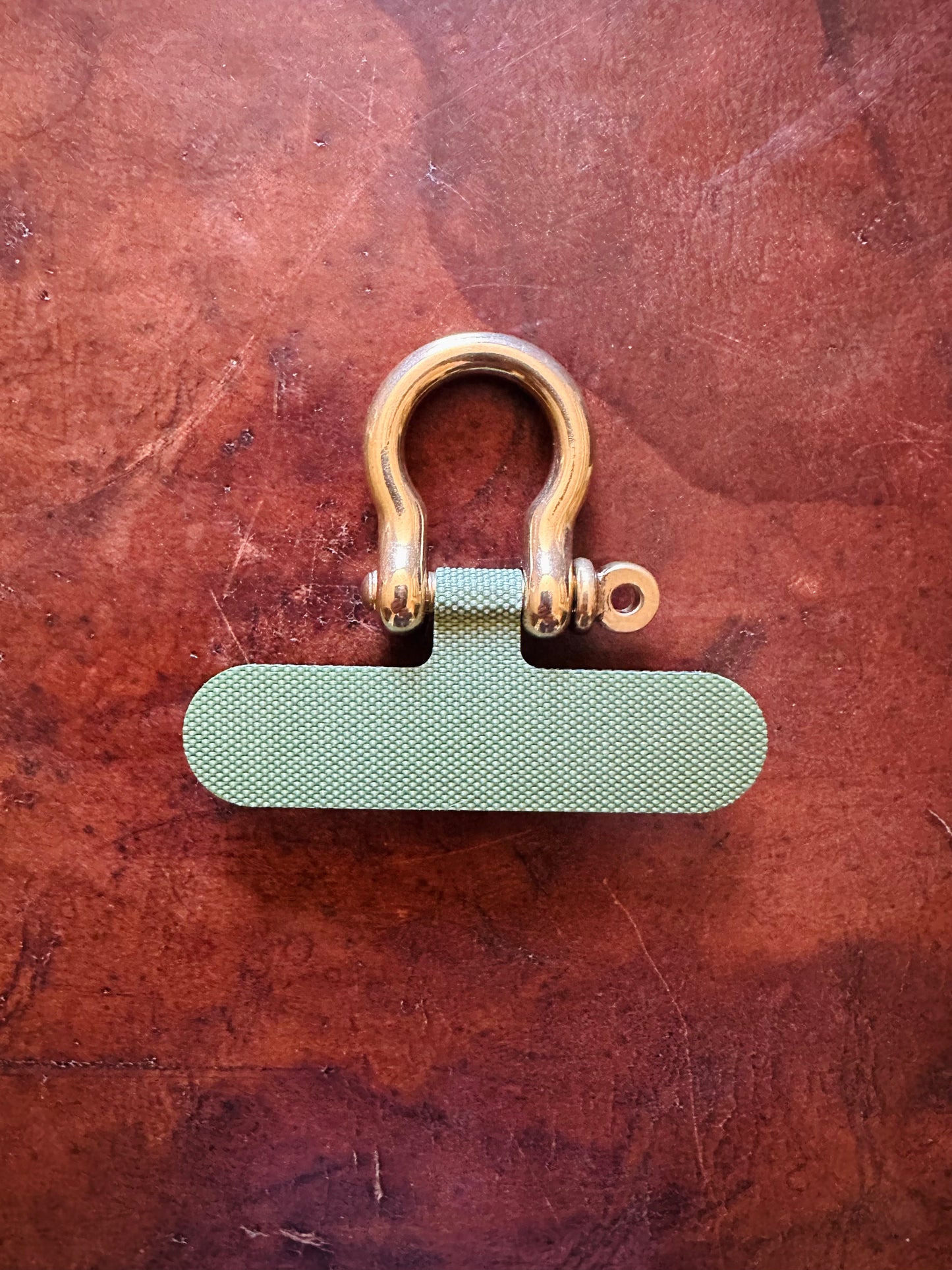 Phone case tether and shackle
