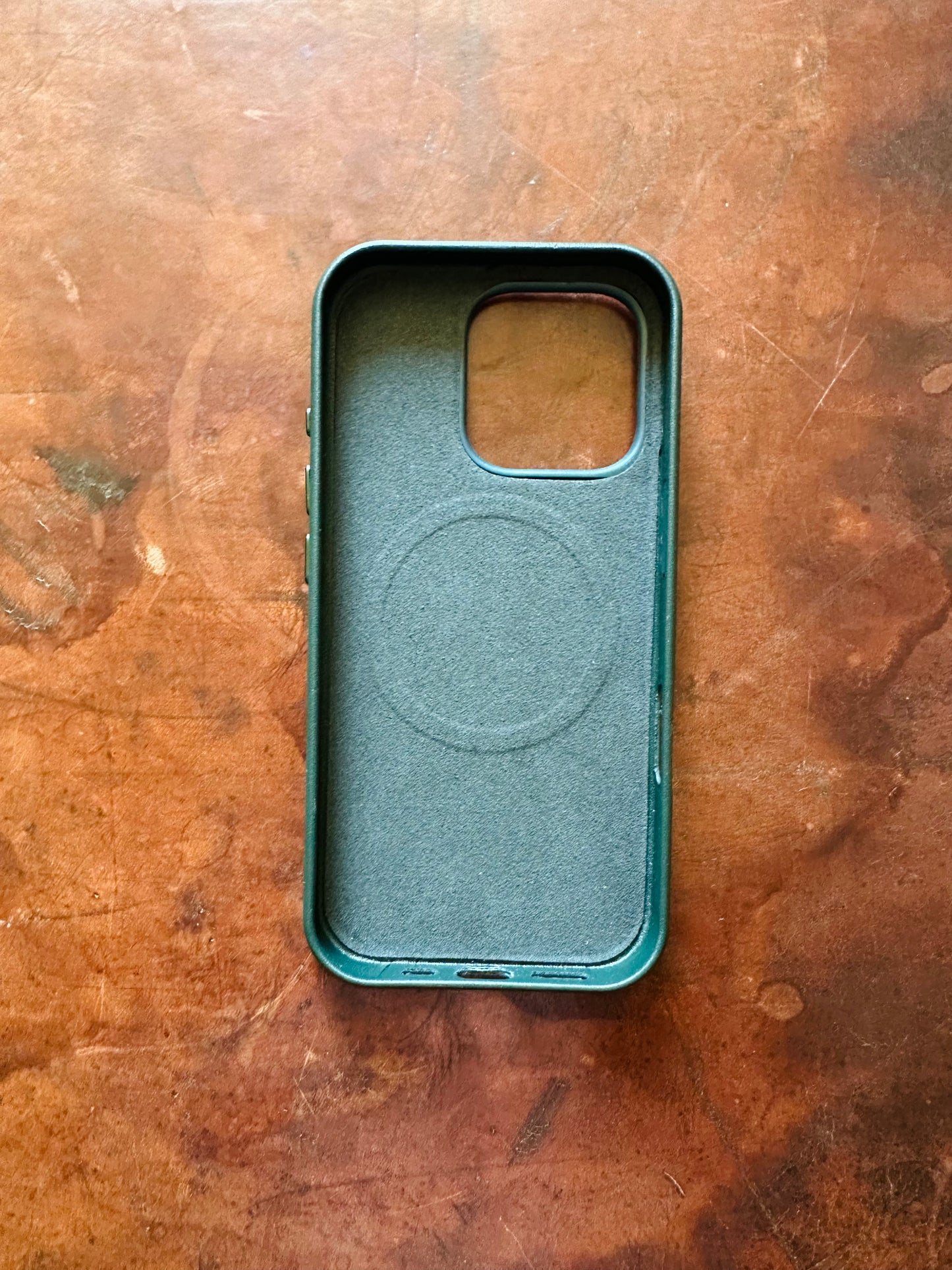 Leather MagSafe iPhone case