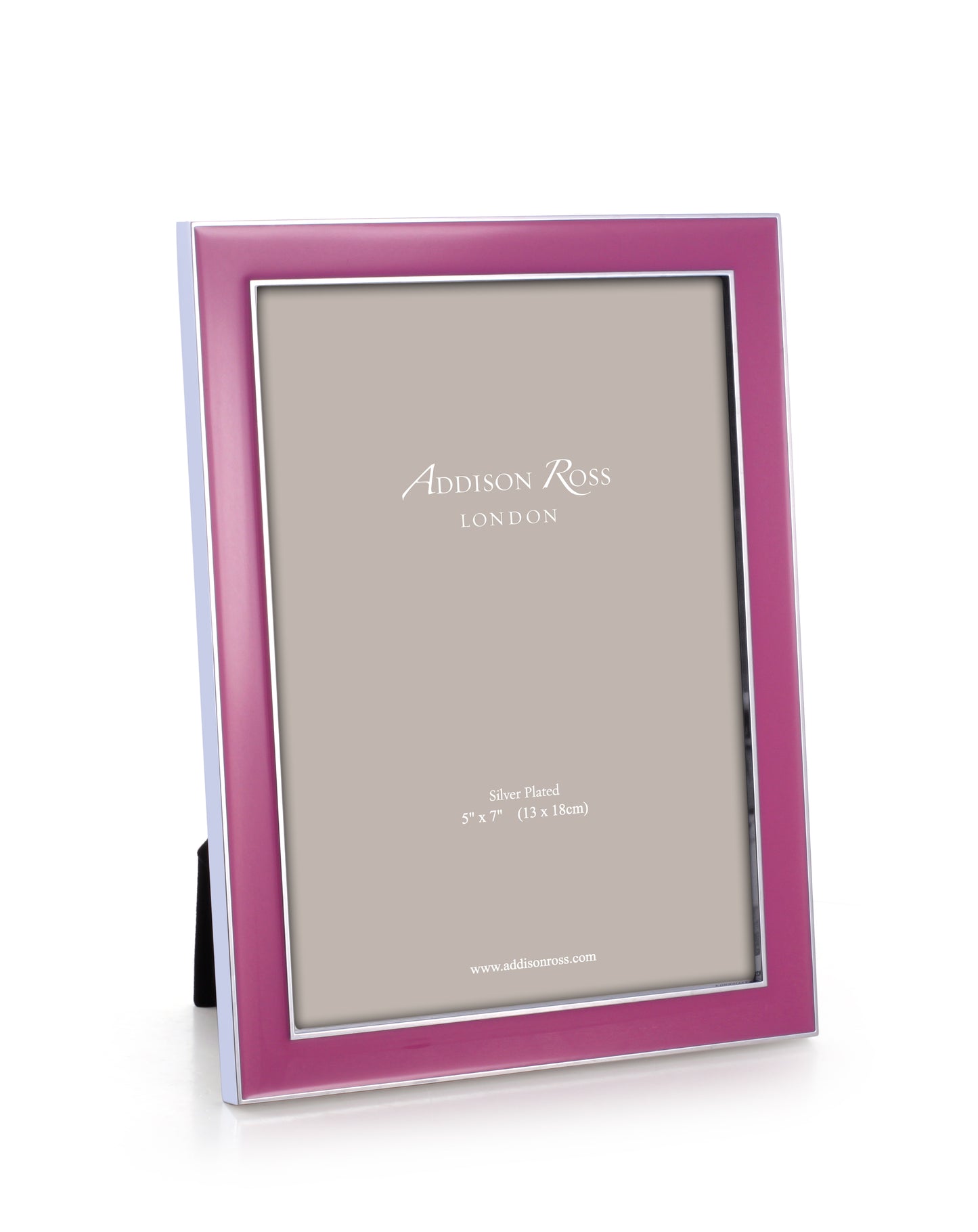 Silver with coloured enamel photo frame