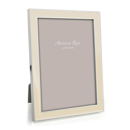 Silver with coloured enamel photo frame