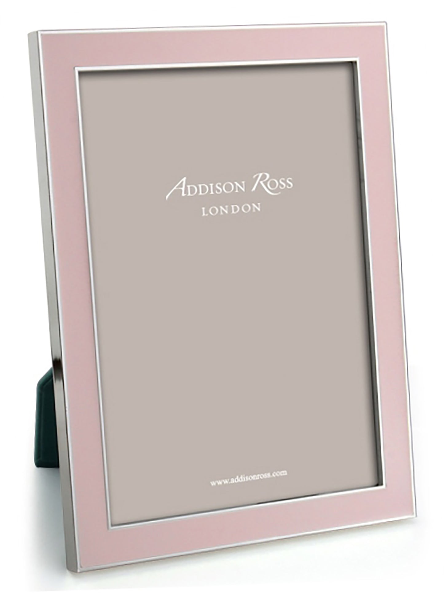 Silver with coloured enamel photo frame
