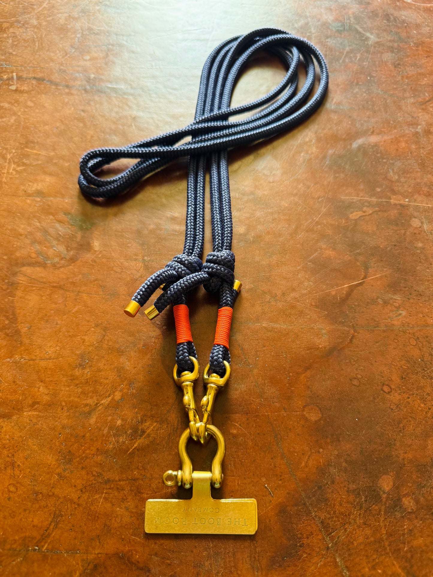 Phone cord, tether and shackle