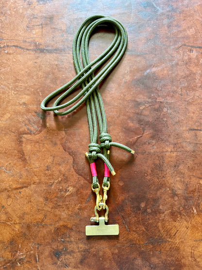 Phone cord, tether and shackle