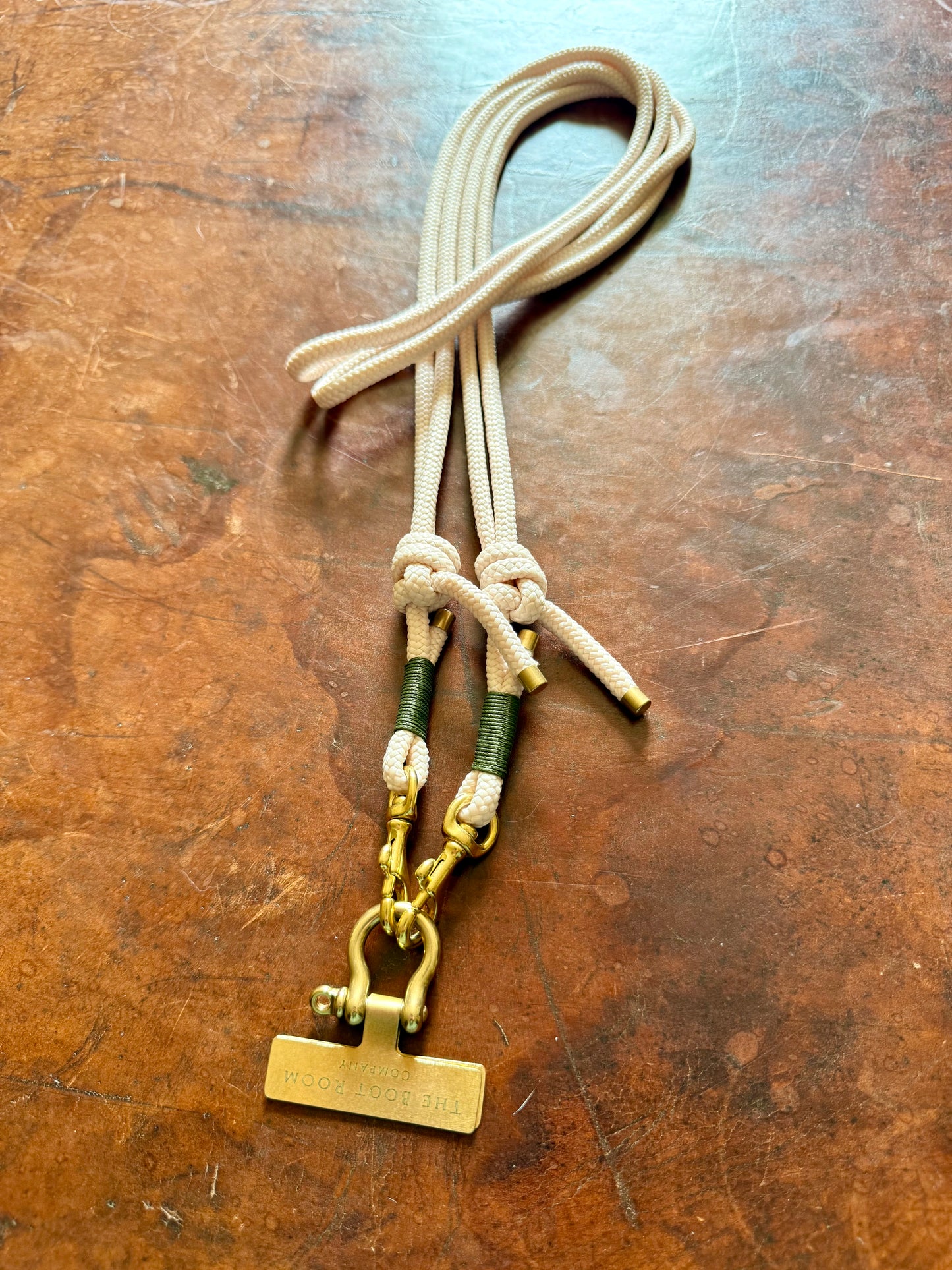 Phone cord, tether and shackle