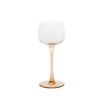 Emporio set of 4 wine glasses with coloured stems available in 4 colours