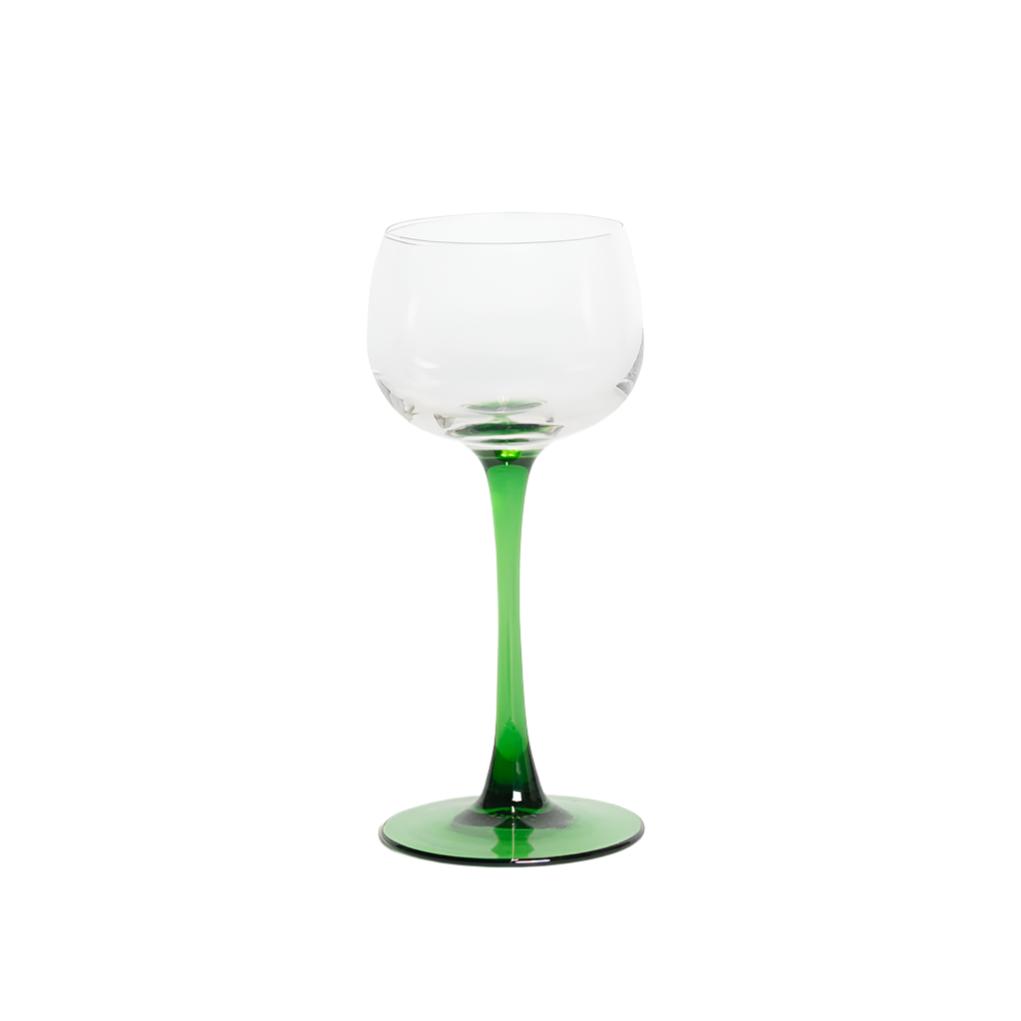 Emporio set of 4 wine glasses with coloured stems available in 4 colours