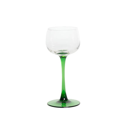 Emporio set of 4 wine glasses with coloured stems available in 4 colours