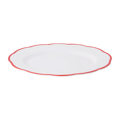 Petalo oval platter with coloured rim available in 6 different colours