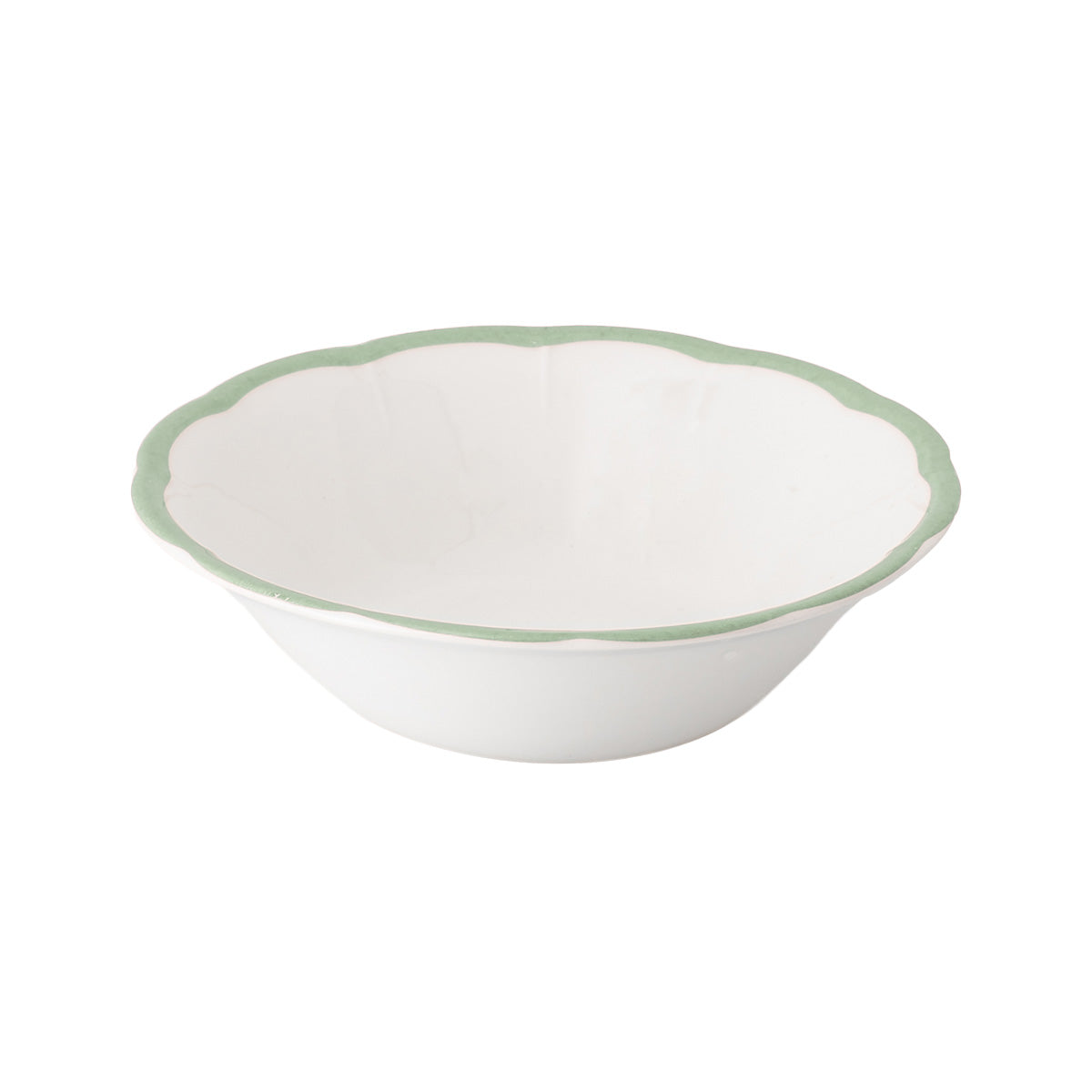 Set of 6 Petalo 'little bowls' with coloured rim available in 6 different colours