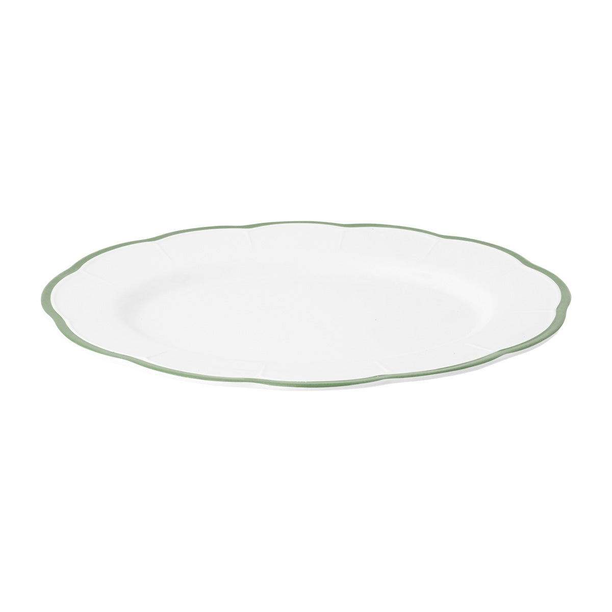 Petalo oval platter with coloured rim available in 6 different colours