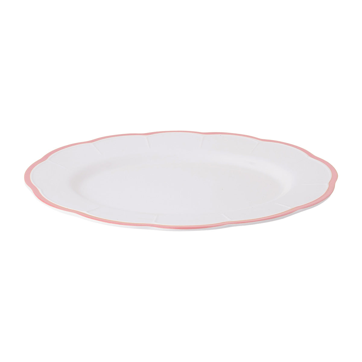 Petalo oval platter with coloured rim available in 6 different colours