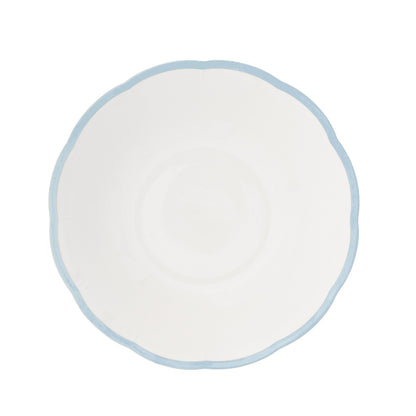 Petalo salad bowl with coloured rim available in 6 different colours