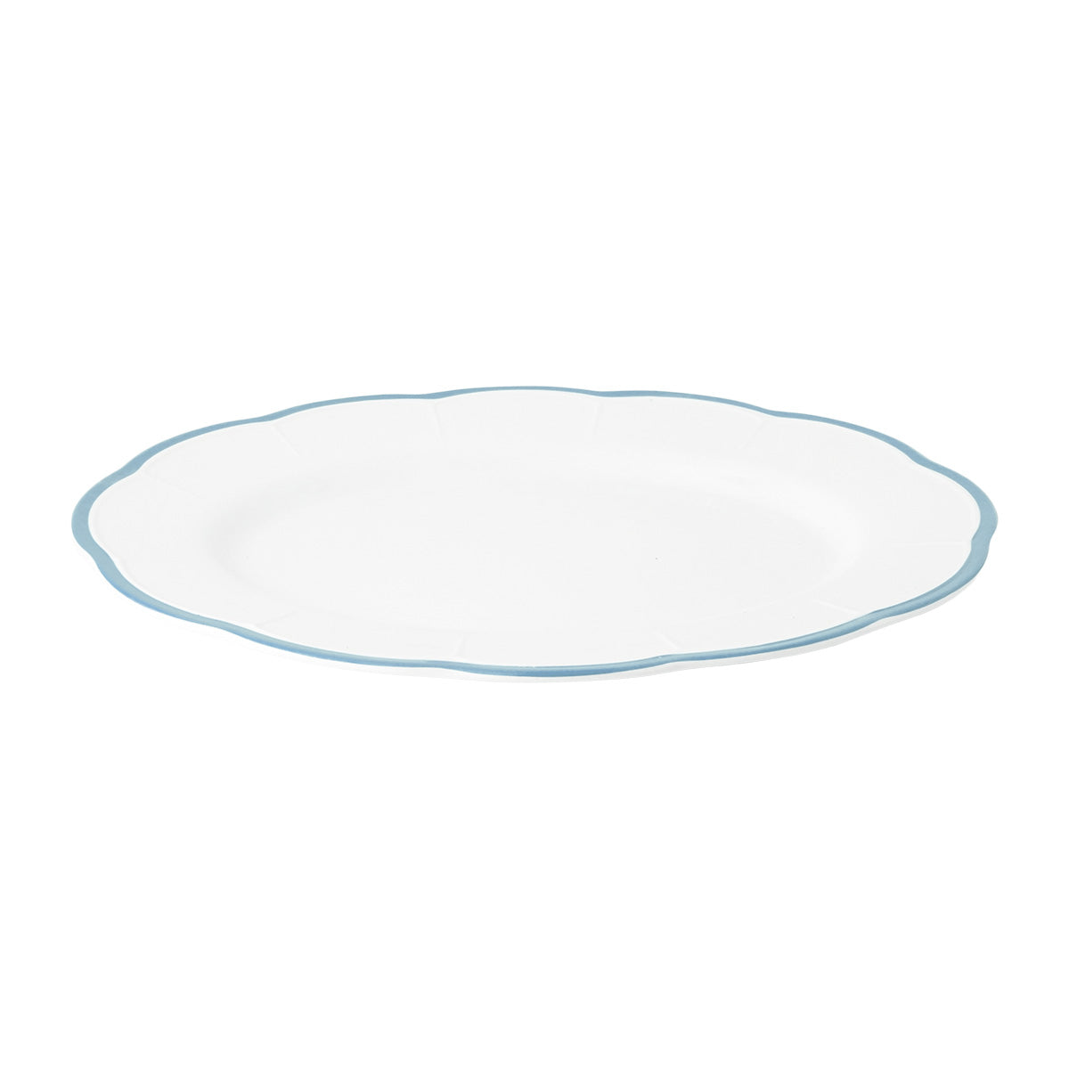 Petalo oval platter with coloured rim available in 6 different colours