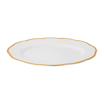 Petalo oval platter with coloured rim available in 6 different colours