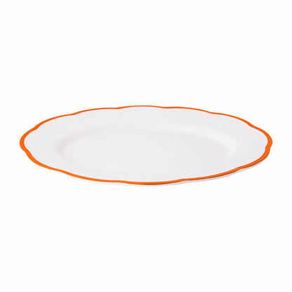 Petalo oval platter with coloured rim available in 6 different colours