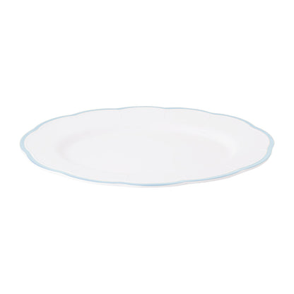 Petalo round platter with coloured rim available in 6 different colours