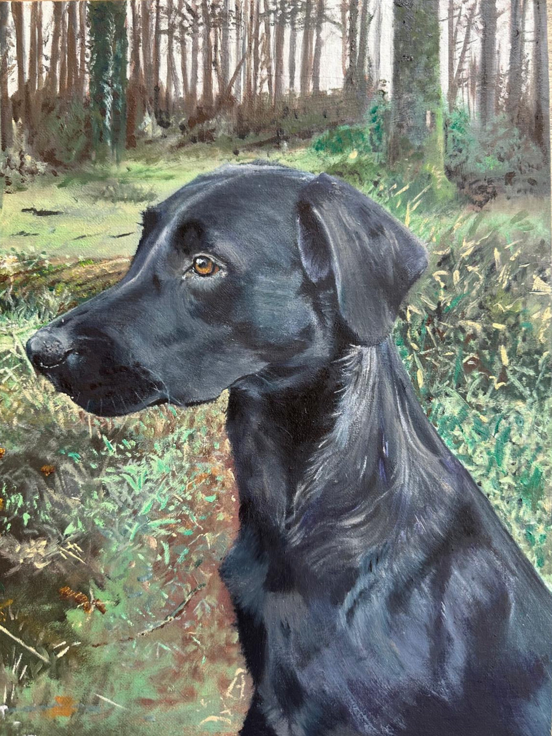 An oil painting of your dog